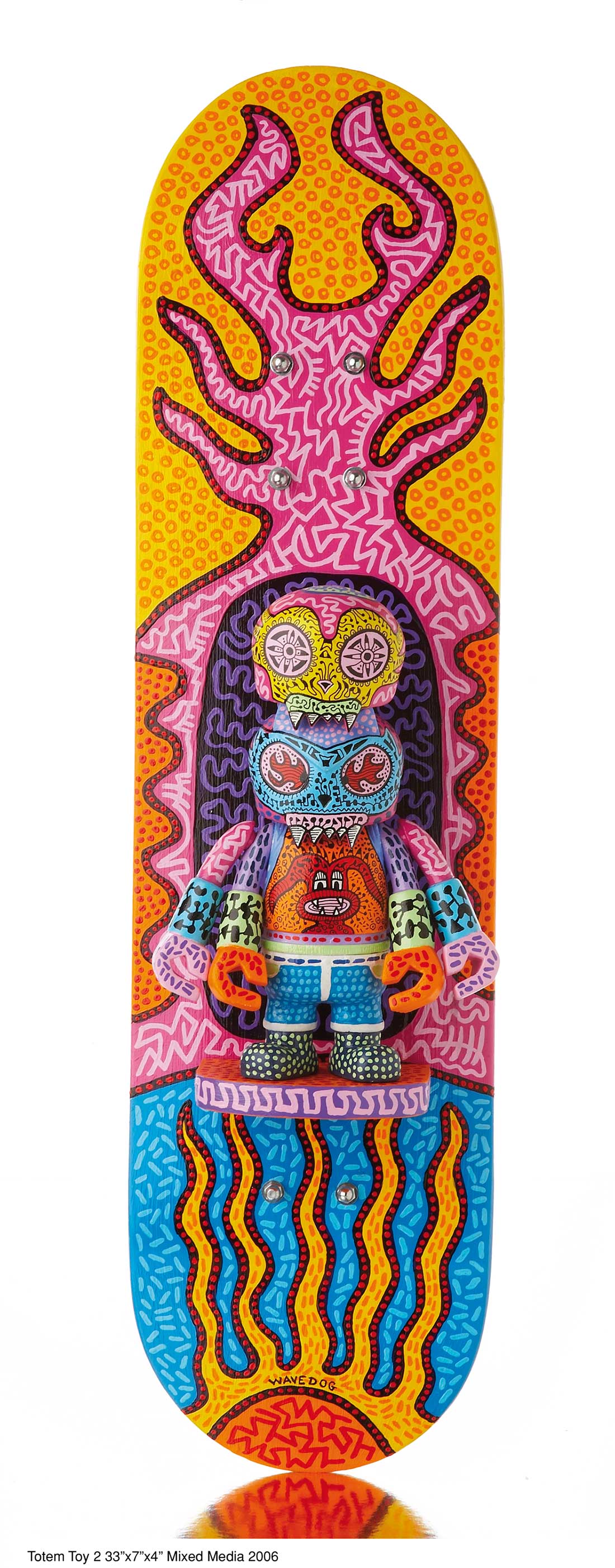 »Totem Toy 2« 33x7x4'' Mixed Media 2006