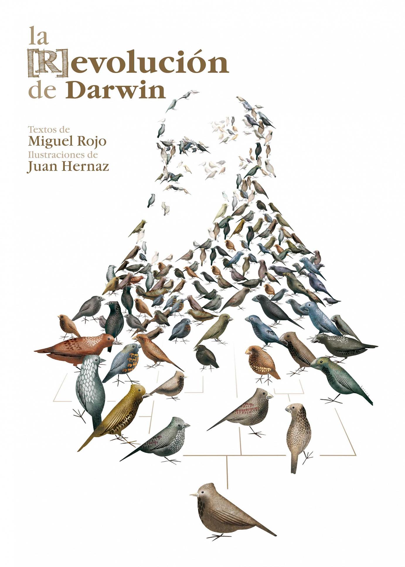 Umschlaggestaltung für das Buch »The [R]evolution of Darwin«, eine Veröffentlichnung des Botanischen Gartens von Gijón in Gedenken an das 200jährige Jubiläum von Charles Darwin. Dezember 2009.